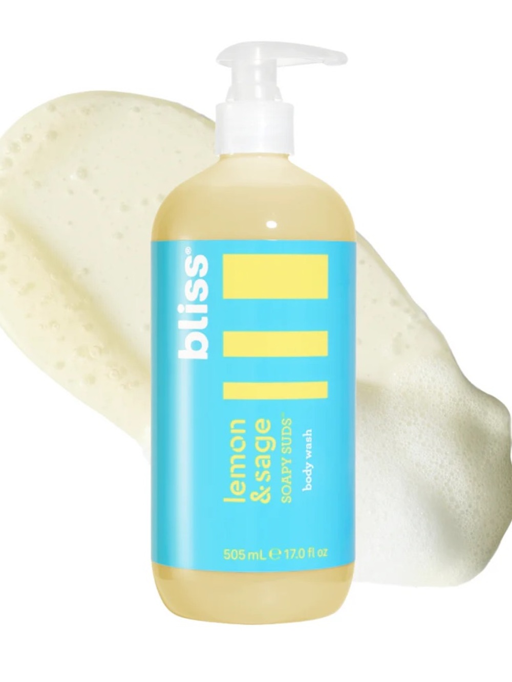 Bliss Lemon & Sage Body Wash Sealed 17 oz Bottle